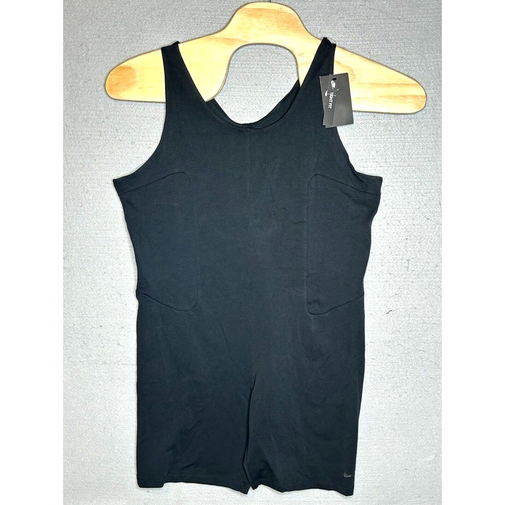 NWT Nike Women's Sportswear Icon Clash One Piece Black XXL Tight Fit  CZ9326-010